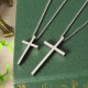 Simple Style Stainless Steel Cross Pendants Necklace For Women Delicate Necklaces