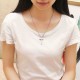 Simple Style Stainless Steel Cross Pendants Necklace For Women Delicate Necklaces