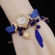 Sloggi Fashion Angel Wing Lady Owl Pendant Bracelet Watch