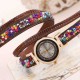 Sloggi colorful stone winding bracelet watch diamond winding female bracelet