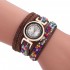 Sloggi colorful stone winding bracelet watch diamond winding female bracelet