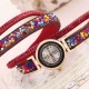 Sloggi colorful stone winding bracelet watch diamond winding female bracelet