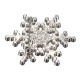 Snowflake Rhinestone Crystal Alloy Brooch Pin For Women