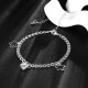 Star Pendant Fashion Foot Chain Silver Plated Anklet for Women