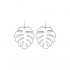 Statement Ear Drop Earring Trendy Hollow Leaves Ethnic Jewelry Long Dangle for Women