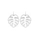 Statement Ear Drop Earring Trendy Hollow Leaves Ethnic Jewelry Long Dangle for Women