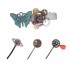 Steampunk Gear Butterfly Women's Hair Clip Goth Punk Vintage Hair Accessories Jewelry for Women