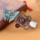 Steampunk Gear Butterfly Women's Hair Clip Goth Punk Vintage Hair Accessories Jewelry for Women