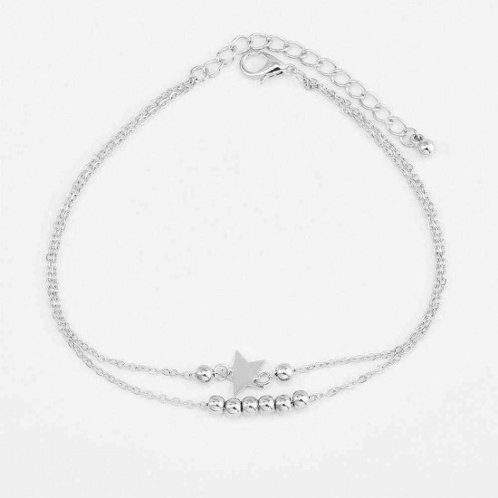 Stylish Pineapple Star Multilayer Womens Anklets Beads Personality Anklet Bracelets for Women