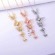 Sweet Butterfly Pendant Necklace Fashion Crystal Clothing Accessories Costumes Jewelry For Women