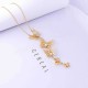 Sweet Butterfly Pendant Necklace Fashion Crystal Clothing Accessories Costumes Jewelry For Women