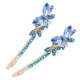 Sweet Crystal Butterfly Hairclip Fashion Head Hair Accessories Women Gift