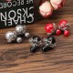 Sweet Gothic Hollow Base Double Pearl Ball Earrings Women Accessories