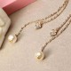 Sweet Heart Star Artificial Pearl Pendant Hair Band Fake Earrings Women Hair Accessories