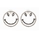 Sweet Large Smile Modeling Earrings