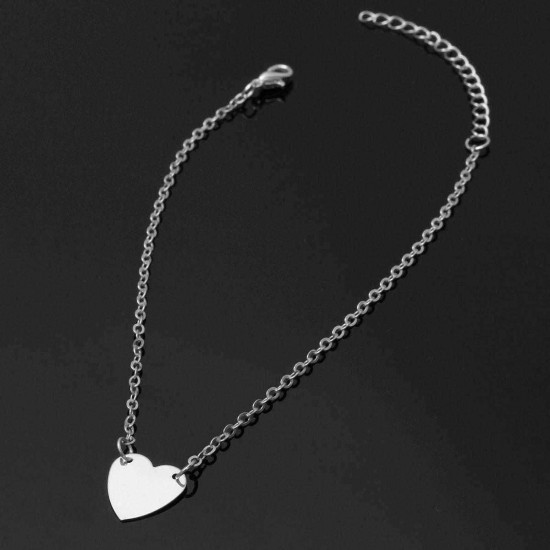 Sweet Love Heart Alloy Foot Ankle Chain For Women Adjustable