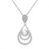 Sweet Pearl Rhinestone Water Drop Necklace Gift For Women