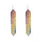 Tassels Long Earrings Sequins Geometric Drop Fashion Jewelry for Women