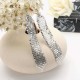 Tassels Long Earrings Sequins Geometric Drop Fashion Jewelry for Women