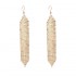 Tassels Long Earrings Sequins Geometric Drop Fashion Jewelry for Women