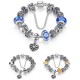 Tibetan Queen Crown Chain Crystal Rhinestone Glass Beads Bracelet