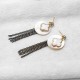 Trendy Animals Drop Earrings Alloy Shell Tassels Earring For Women