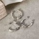 Trendy Antique Silver Earring Set Punk Elephant Star Moon Ear Clip Gift for Women Girl