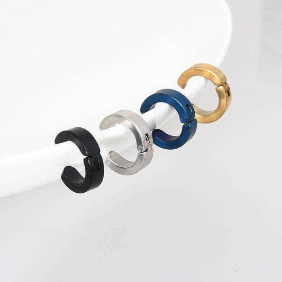 Trendy Cartilage Earring Simple Style Punk No Piercing Ear Clip Earrings for Women Men