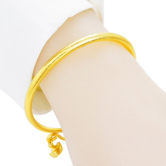 Trendy Copper Gold Plating Couple Bracelets Fashion Adjustable Matte Bracelet Couple Jewerly