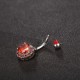 Trendy Dazzling Zirconia Crystal Body Jewelry Fashion Belly Ring Piercing Navel Ring for Women