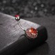 Trendy Dazzling Zirconia Crystal Body Jewelry Fashion Belly Ring Piercing Navel Ring for Women