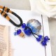 Trendy Delicate Aromatherapy Oils Glass Bottle Pendant Leather Long Necklace Gift for Women Men