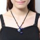 Trendy Delicate Aromatherapy Oils Glass Bottle Pendant Leather Long Necklace Gift for Women Men