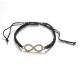 Trendy Diamond Woven Bracelet Metal Gold Head Multi-Layer Bracelet For Women