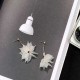 Trendy Ear Drop Earring Leaves The Morning Glory Tassels Dangle Earrings Cute Jewelry for Women