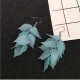 Trendy Ear Drop Earring Leaves The Morning Glory Tassels Dangle Earrings Cute Jewelry for Women