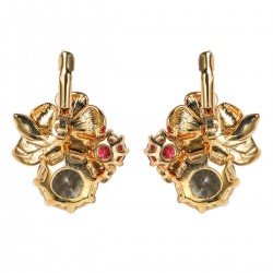 Trendy Flower Alloy Ear Drop Earrings Accessories Jewelry Earring For Women