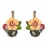 Trendy Flower Alloy Ear Drop Earrings Accessories Jewelry Earring For Women