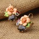 Trendy Flower Alloy Ear Drop Earrings Accessories Jewelry Earring For Women