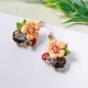 Trendy Flower Alloy Ear Drop Earrings Accessories Jewelry Earring For Women