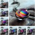 Trendy Geometric Double-sided Glass Ball Necklace Solar System Universe Starry Pendant Necklace