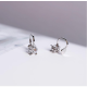 Trendy Geometric Zircon No Piercing Clip Earrings Elegant Earring Gift for Women