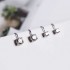 Trendy Geometric Zircon No Piercing Clip Earrings Elegant Earring Gift for Women