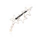 Trendy Hair Accessories Hollow Five Point Stars Alloy Hairpin Hair Clip Star Pendant for Women