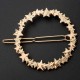 Trendy Hair Clip Hollow Round Five Point Stars Hair Accessories Headwear For Women