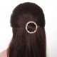 Trendy Hair Clip Hollow Round Five Point Stars Hair Accessories Headwear For Women