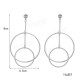 Trendy Hollow Hoop Earring Fashion Minimalism Long Earring Drop Sweet Jewerly For Women