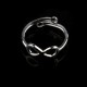 Trendy Infinity Knot Womens Toe Ring Adjustable Silver Gold Color Knuckle Ring for Women