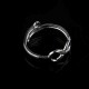 Trendy Infinity Knot Womens Toe Ring Adjustable Silver Gold Color Knuckle Ring for Women