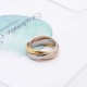 Trendy Irregular Stainless Steel Finger Ring Stylish Colorful Rings Creative Jewerly For Women